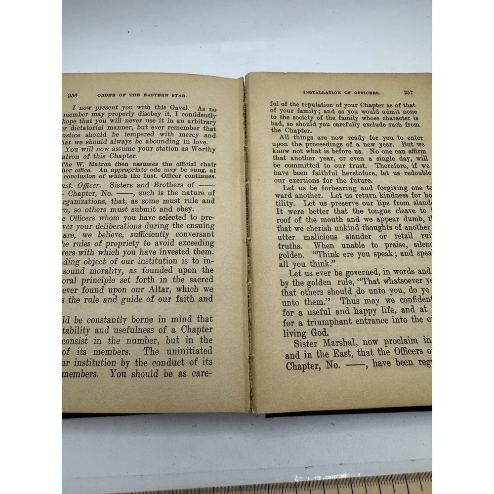 Standard Ritual Order Of The Easteren Star State Of New York 1916 Edition